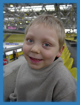 Daniel auf der Eisbahn f�rs WEB 2